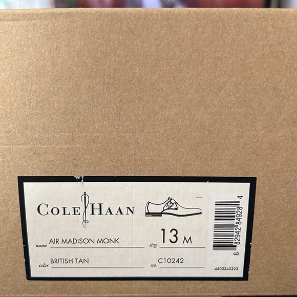 Cole Haan Air Madison Monk British Tan - Picture 3 of 5